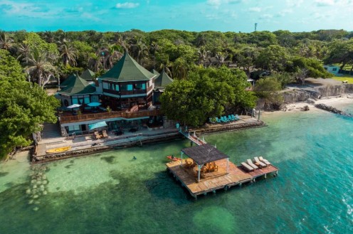 Rosário Beach em Isla Grande, Ilhas do Rosário