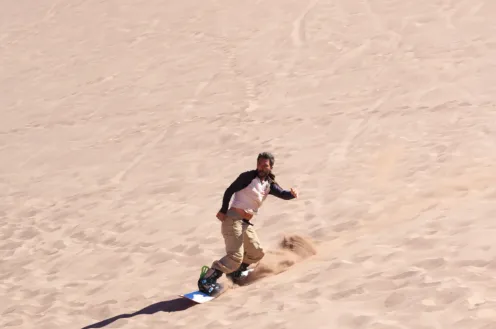 Sandboard no Atacama